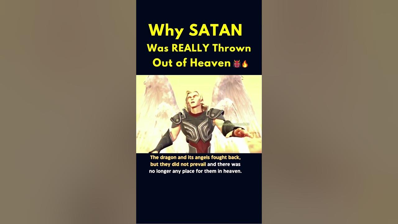 Why SATAN Was REALLY Thrown Out Of Heaven 👹😱 #shorts #youtube #catholic #bible #fypシ