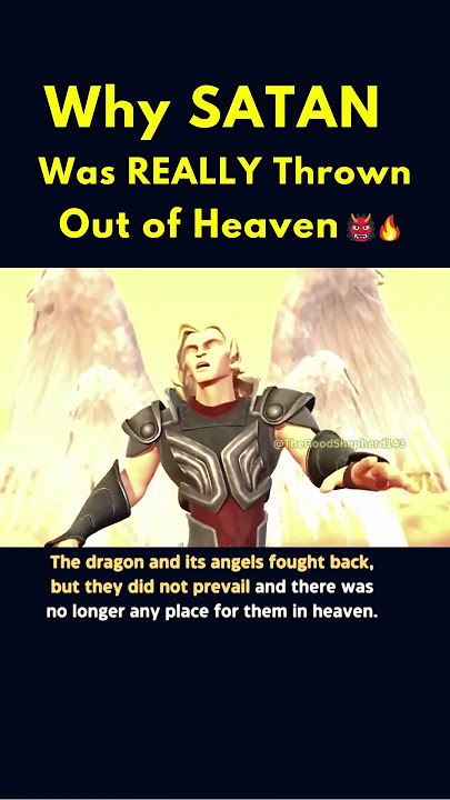 Why SATAN Was REALLY Thrown Out Of Heaven 👹😱 #shorts #youtube #catholic #bible #fypシ