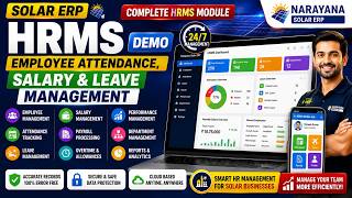 HRMS |  Solar ERP HRMS Demo | Employee Attendance, Salary & Leave Management screenshot 5