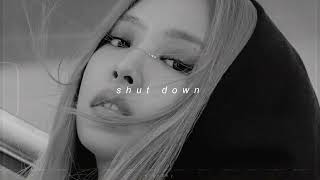 blackpink - shut down (sped up + reverb) Resimi