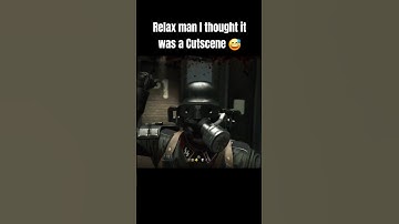 Relax man I thought it was a Cutscene 😅#wolfenstein