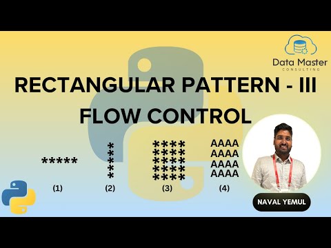 26. Rectangular Pattern 3 | Pattern Programs | Flow Control| Python for All | For Complete Beginners