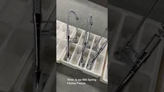 Faucets Final Process---Assembling Department, lets see how to assembling the Spring Kitchen Faucets
