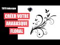 Tuto inkscape : créer votre arabesque floral