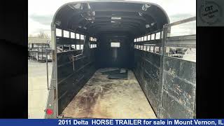 Beautiful 2011 Delta  Horse Trailer For Sale in Mount Vernon, IL