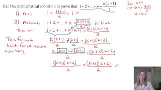 Math 9 Section 12 5 Part 1 Mathematical Induction