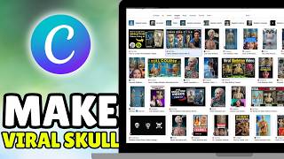 How To Make Viral Skull Edit In 2 Minutes (Using Canva) - Full Guide screenshot 1