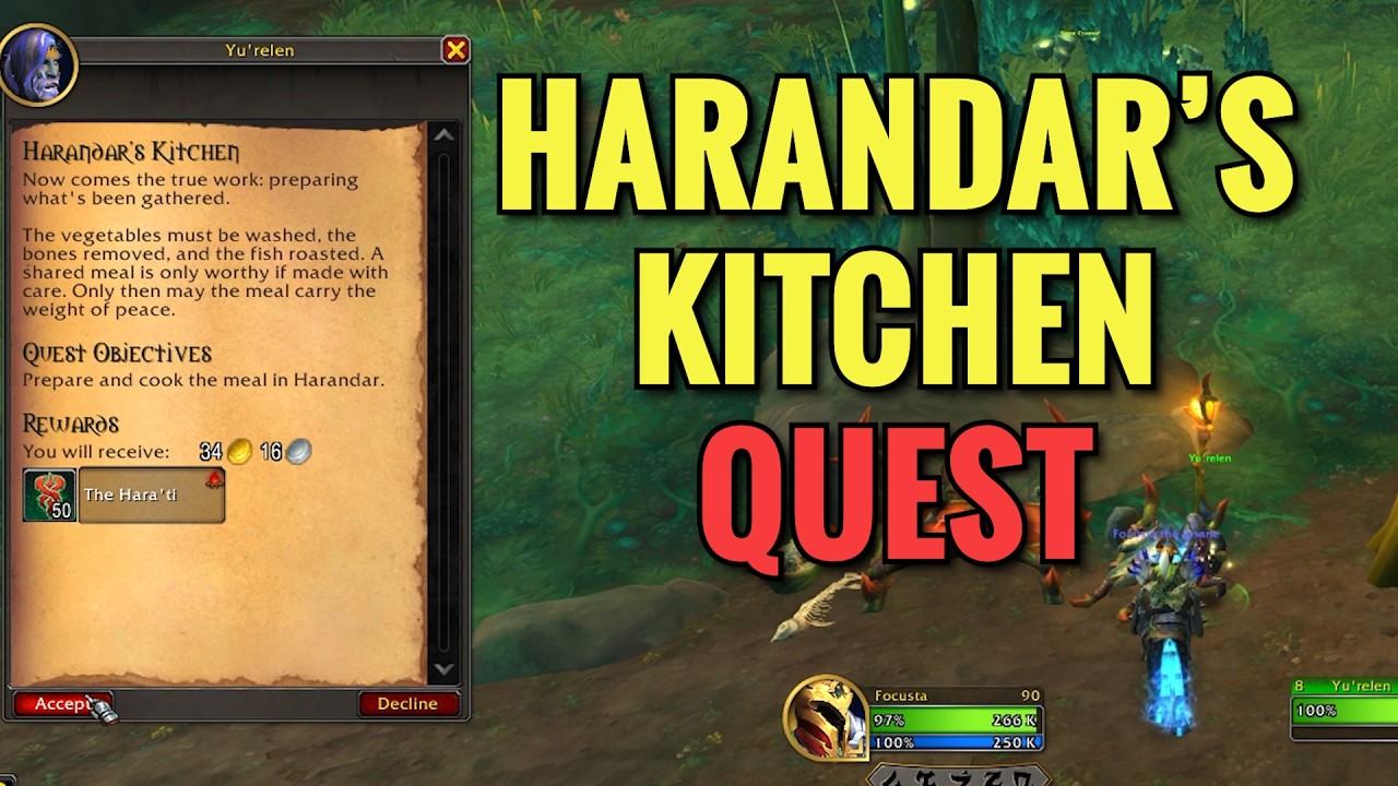 Harandar's Kitchen Quest (WoW Midnight)