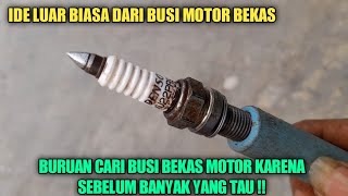 TERNYATA BUSI MOTOR YANG SUDAH RUSAK BISA JADI ALAT BERMANFAAT.