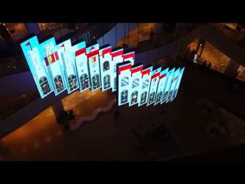 Digital Signage at Lotte World Mall in Seoul, South Korea