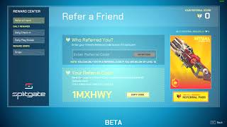 My SplitGate referral code
