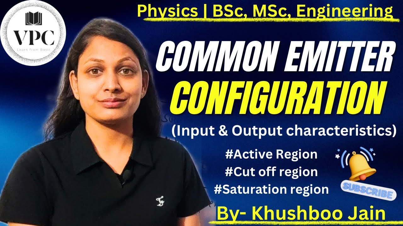 Common Emitter Configuration | lect.-03 | electronics 
