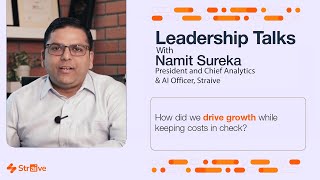 Recouping AI Investments: Lower Costs, Higher Returns | Namit Sureka's Strategy for Growth | Straive