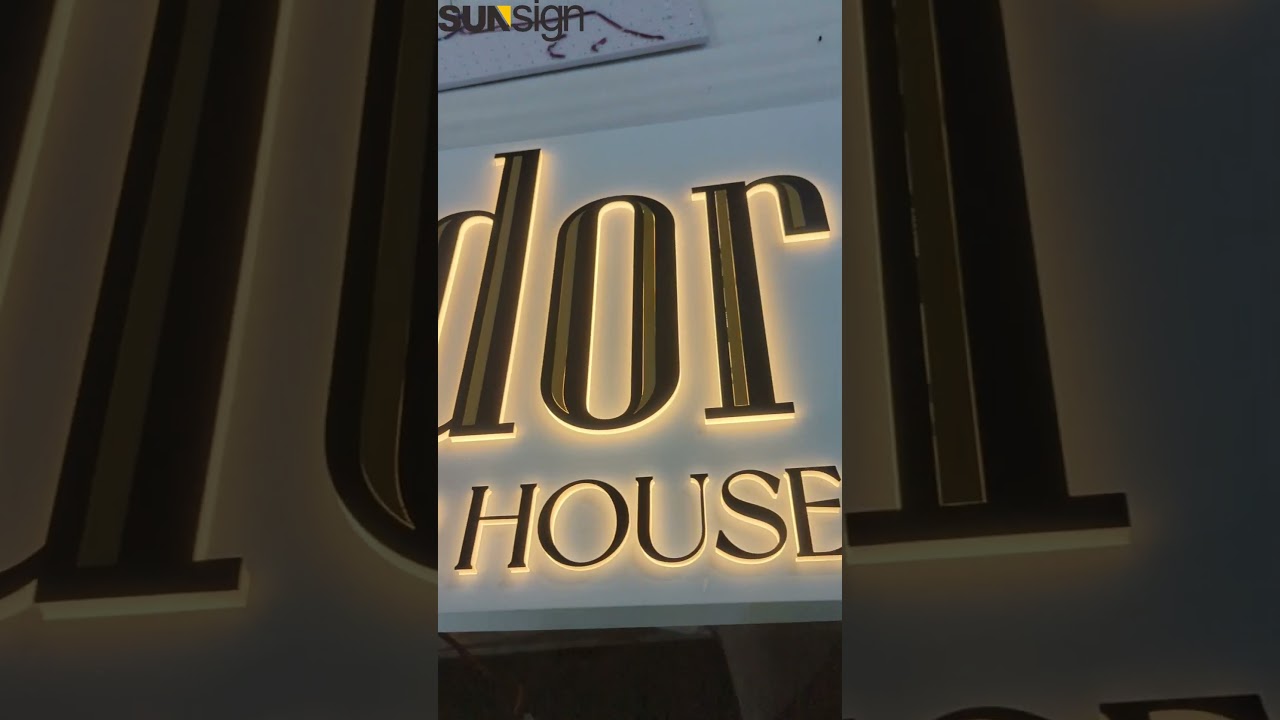 The light box is a lighted sign with led embed, it’s a great way to promote your business and brand.