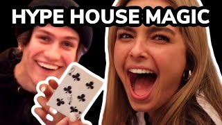 THE HYPE HOUSE REACTS TO MAGIC | Chase Hudson, Addison Rae, Alex Warren \& More