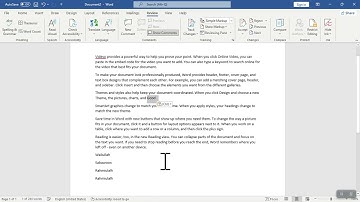 Learning MsWord 2021 tutorials in Pashto Language Part (26).