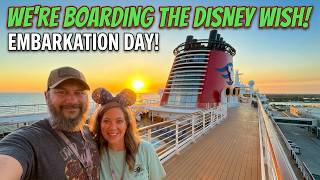 We’re Boarding the Disney Wish! 🚢 | Embarkation Day (Bahamas Cruise Begins!)