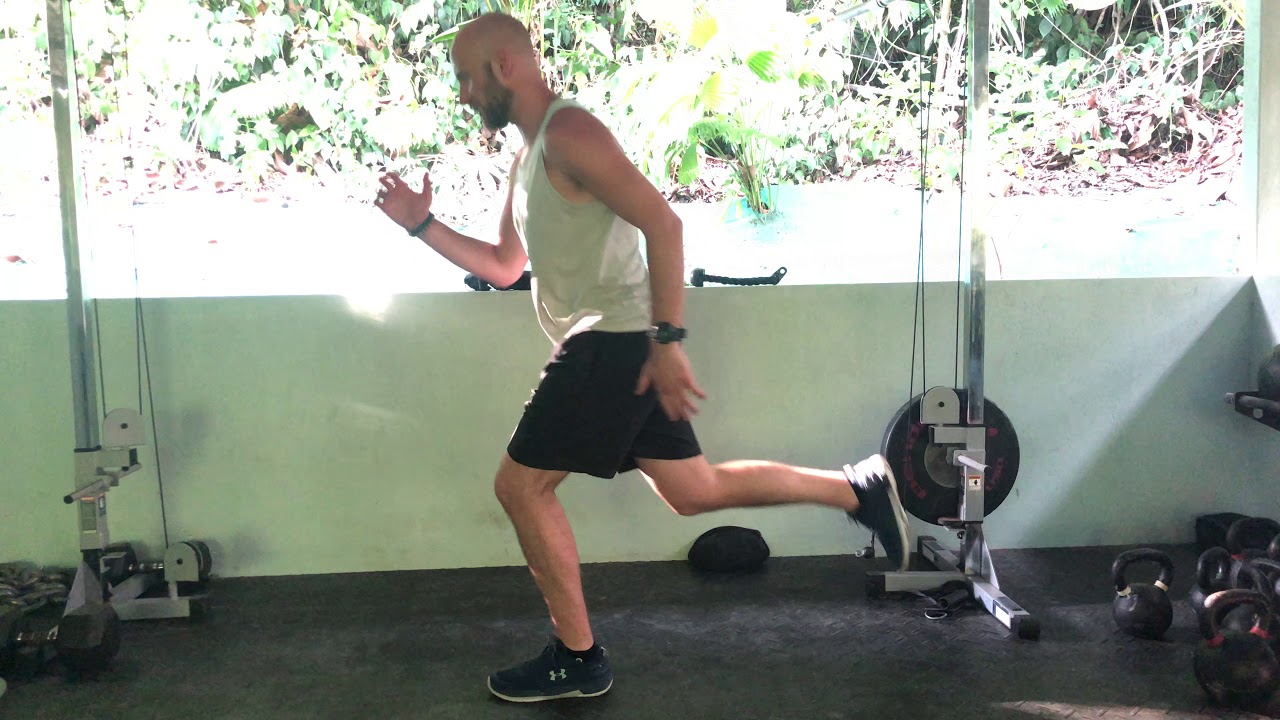 Reverse Lunge to Cross Connect - YouTube
