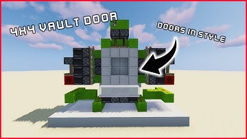 (1.16 - 1.19.2) 4X4 VAULT DOOR Tutorial |  Minecraft Java