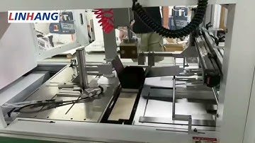 LH-ZZ900A automatic folding box assembly machine #foldablebox #giftbox #rigidboxmachine
