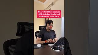 Me Working Hard Because . Subscribe.