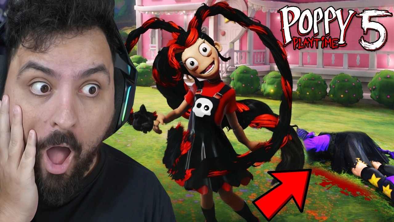 ENCONTREI A IRMÃ MALVADA DA LILY LOVEBRAIDS em POPPY PLAYTIME 5 !!