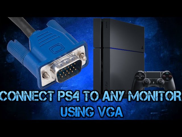 Fortælle frill Undertrykke Connect PS4 to ANY Monitor (VGA)! 100% WORKING 2022 - YouTube