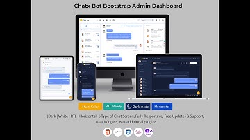 Chatbot Dashboard UI Kit Responsive Bootstrap Admin Web App Template