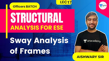 L 17 | Sway Analysis of Frames | Structural Analysis #ESE by Aishwary Sir