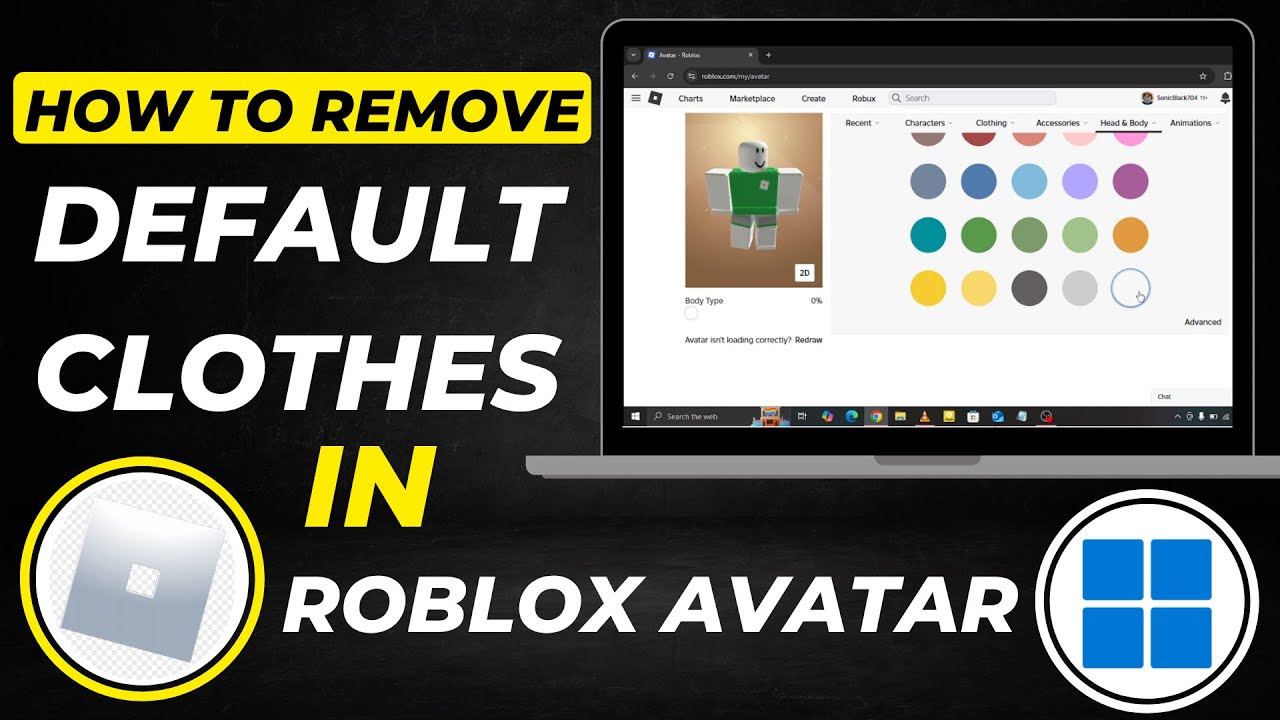 How To Remove Default Clothes In Roblox Avatar | Full Avatar Customization Guide (2025)