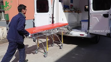 YJK-A5-3 Strong and durable folding ambulance stretcher