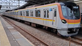 東京メトロ有楽町線17000系17105F各駅停車新木場行き西所沢駅到着(2023/5/28)