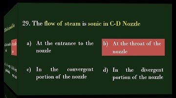 MCQ on Steam Nozzle | Module 2 | Thermal Engineering | GATE | JEE