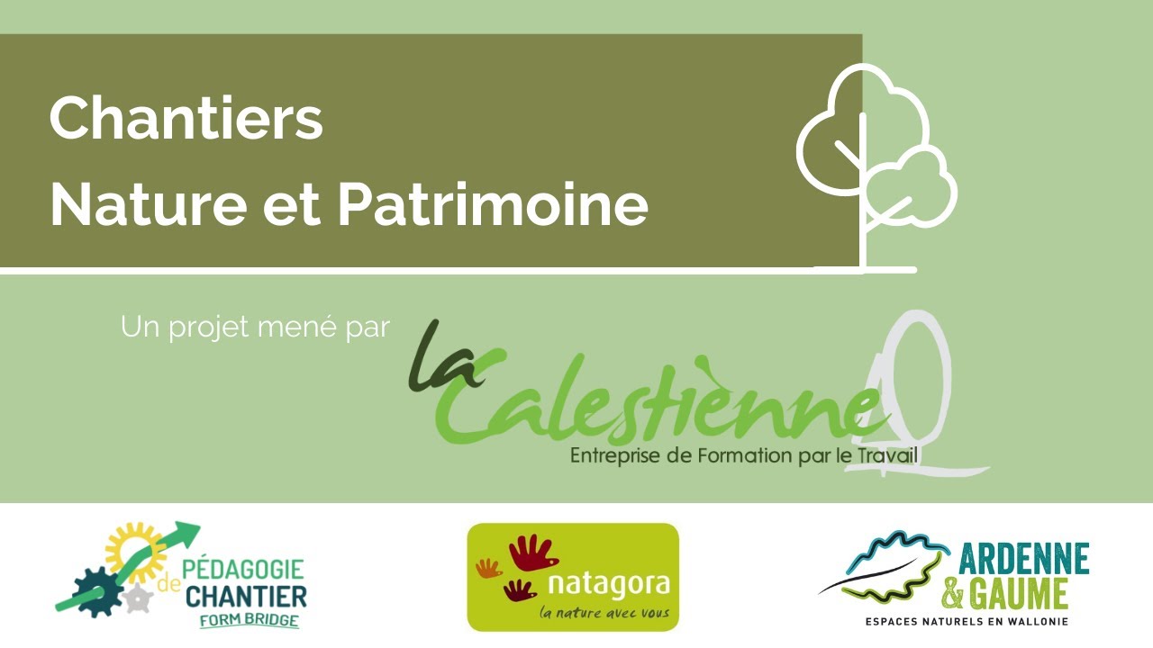 Chantiers Nature et Patrimoine par La Calestienne - Projet Form Bridge ...