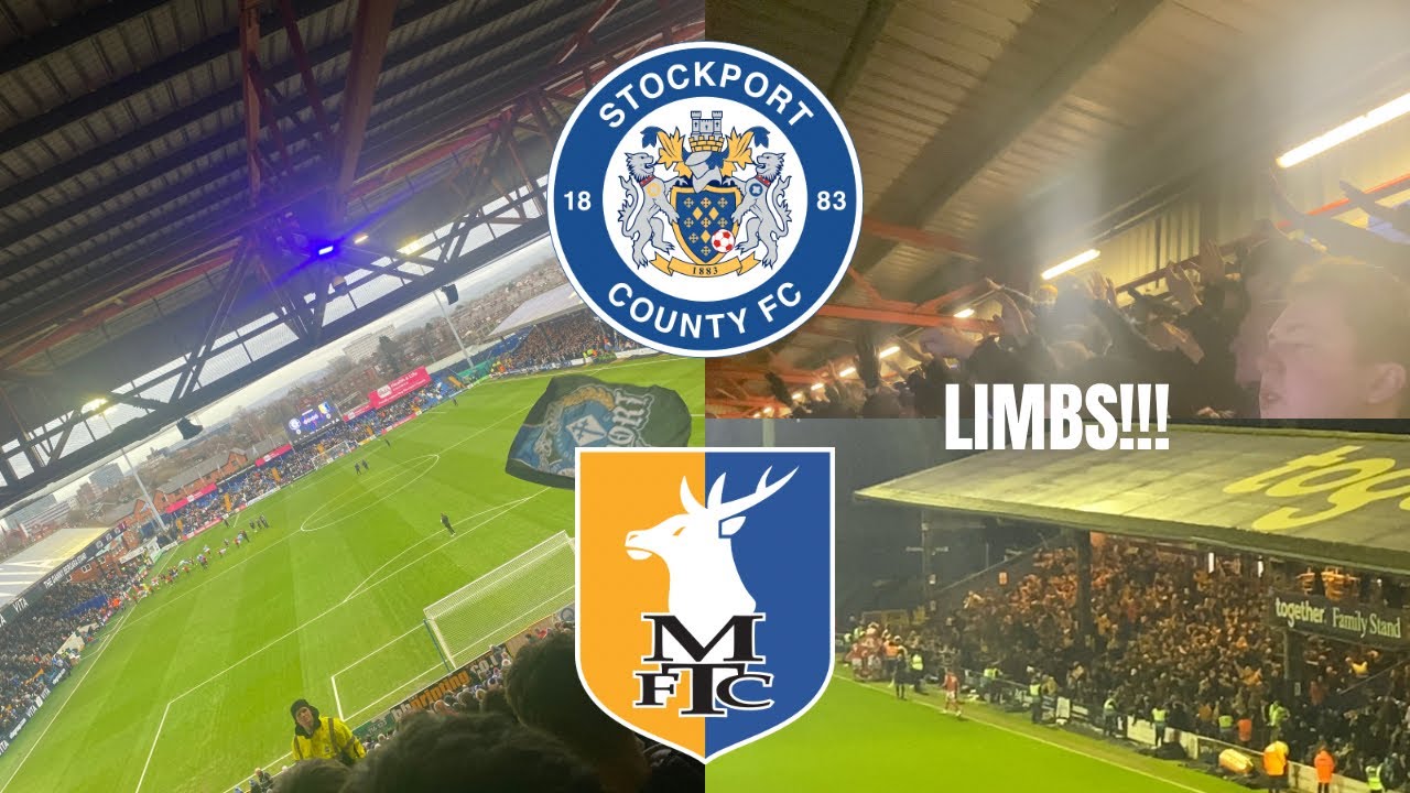 LIMBS & LATE DRAMA | Stockport County vs Mansfield Town Match Day Vlog