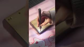 (ASMR) build a QK65 keyboard with me #shorts