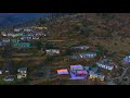 Drone view of my sweet village lwani nanda nagar ghat chamoli uttarakhand