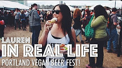 PORTLAND VEGAN BEER FEST | Lauren In Real Life