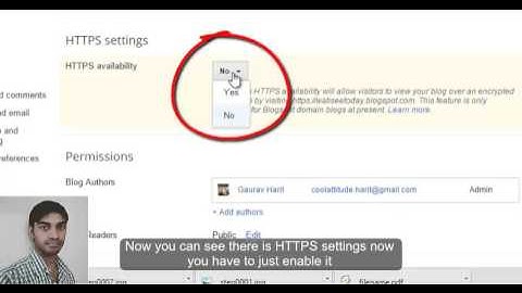 How to convert your blog from http to https in Blogger
