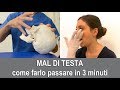 CEFALEA: come far passare il mal di testa in 3 minuti