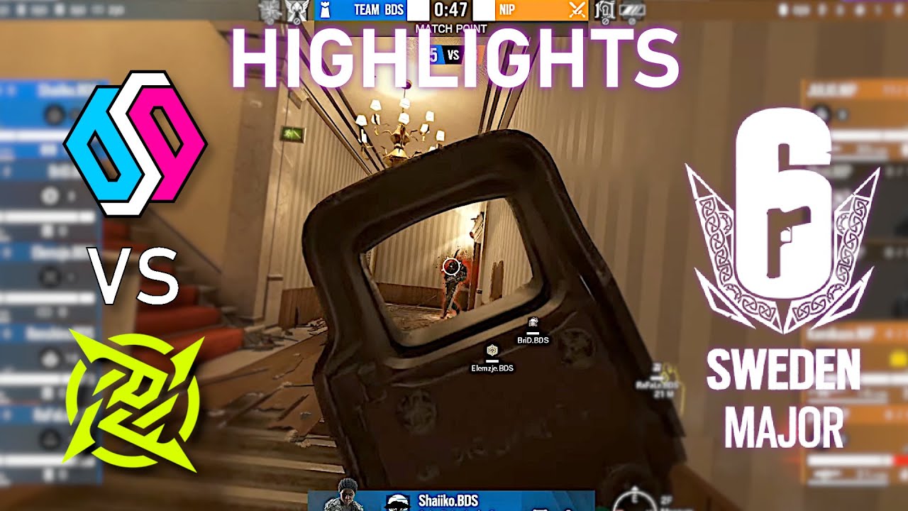 NIP vs BDS - HIGHLIGHTS - Day 2 - Sweden Major 2021 - R6 Esport - YouTube
