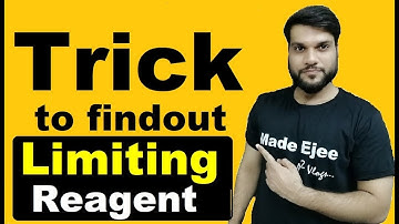 Super Trick to Find Out "LIMITING REAGENT" | with example | mole concept | By Arvind arora