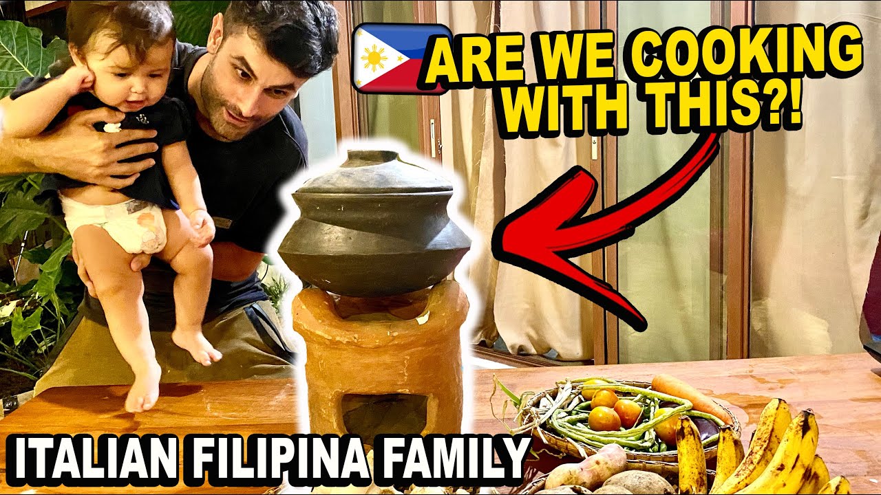 WE GOT THIS NATIVE FILIPINO PALAYOK  COOKING WITH CLAY POT