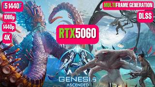 RTX 5060 Ark Survival Ascended Genesis Map | Ark Genesis Ascended RTX 5060 & i5 14400F Benchmark