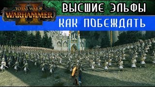 🇷🇺 Высшие Эльфы Как побеждать за них в Total War Warhammer 2 перевод на русский