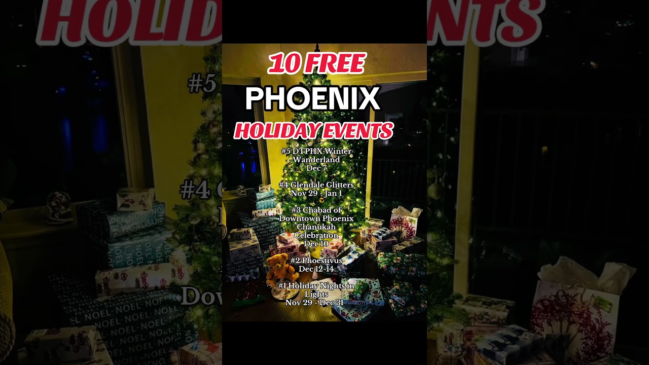 Free Holiday Events in Phoenix! 🦃🎄🕎 
