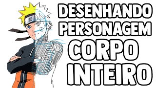 Aula Gratuita 3 - Como Desenhar o Corpo de um Personagem de Anime -  Desenhista Ninja