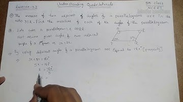 EXERCISE-3.3 QUESTION NO.5 UNDERSTANDING QUADRILATERALS /8TH CLASS / NCERT