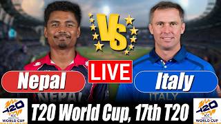 NEP vs ITA Score | Nepal vs Italy Score 17th T20 Commentary | T20 World Cup 2026