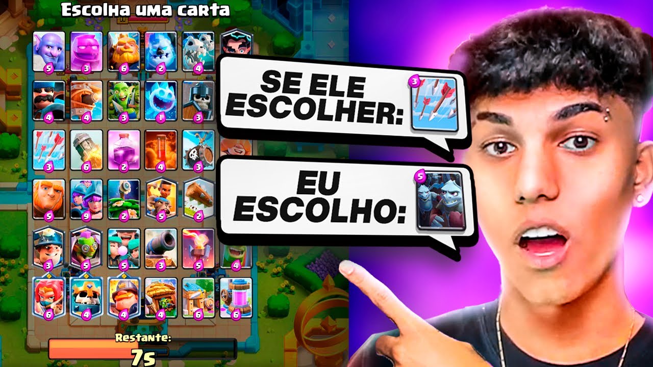 TENTANDO SER COUNTERADO A CADA ESCOLHA DE CARTAS!